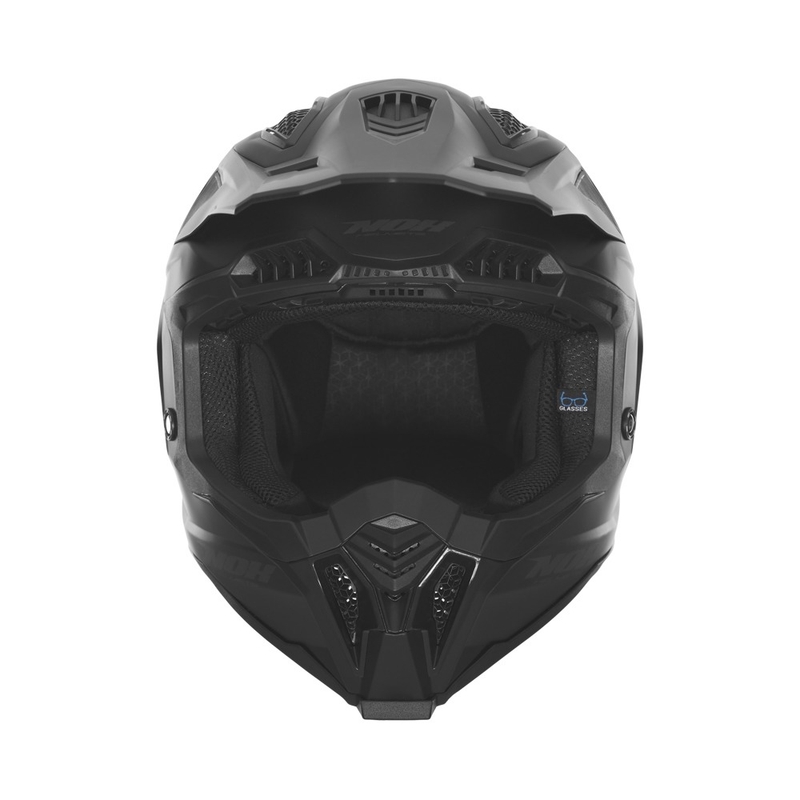 Casque motocross NOX N634 noir mat