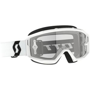 Lunettes motocross SCOTT Primal Clear blanc avec plexiglas transparent