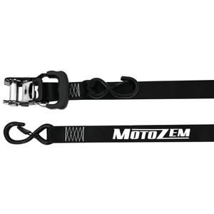 Sangles moto Motozem avec cliquet noir