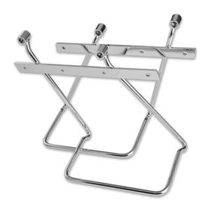 Cadres de support pour valises avec dossier HONDA VT1100 C3 Aero chrome