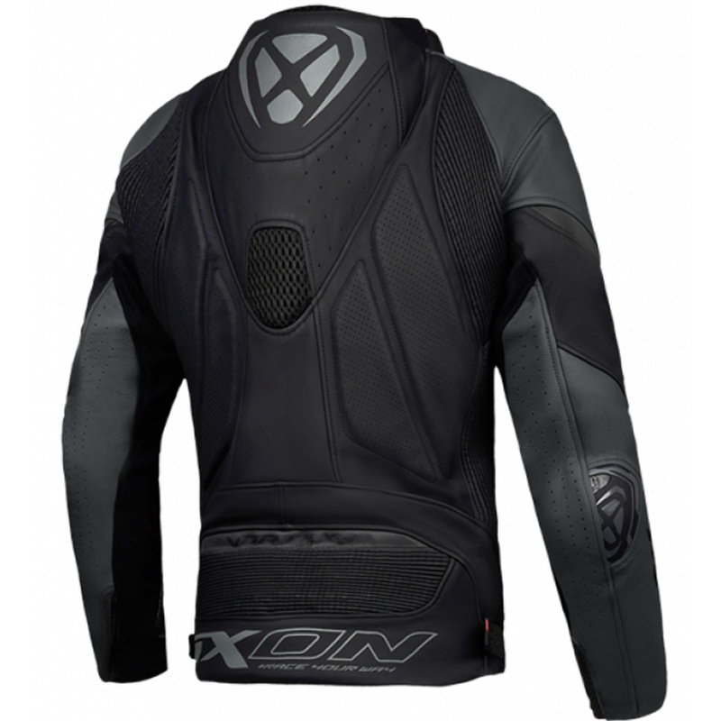 Blouson moto en cuir IXON Vortex 3 noir