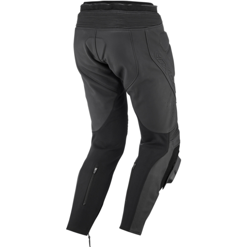 Pantalon moto en cuir IXON Vortex 3 noir-noir