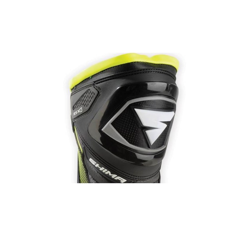 Bottes moto Shima RSX-6 jaune fluo