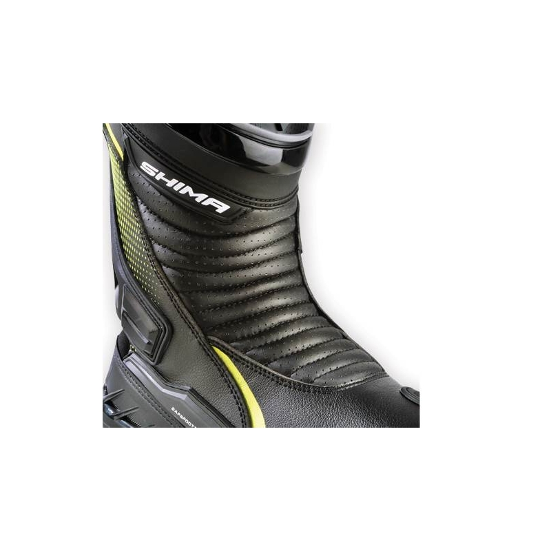 Bottes moto Shima RSX-6 jaune fluo