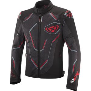 Blouson moto IXON Demoniak noir-rouge