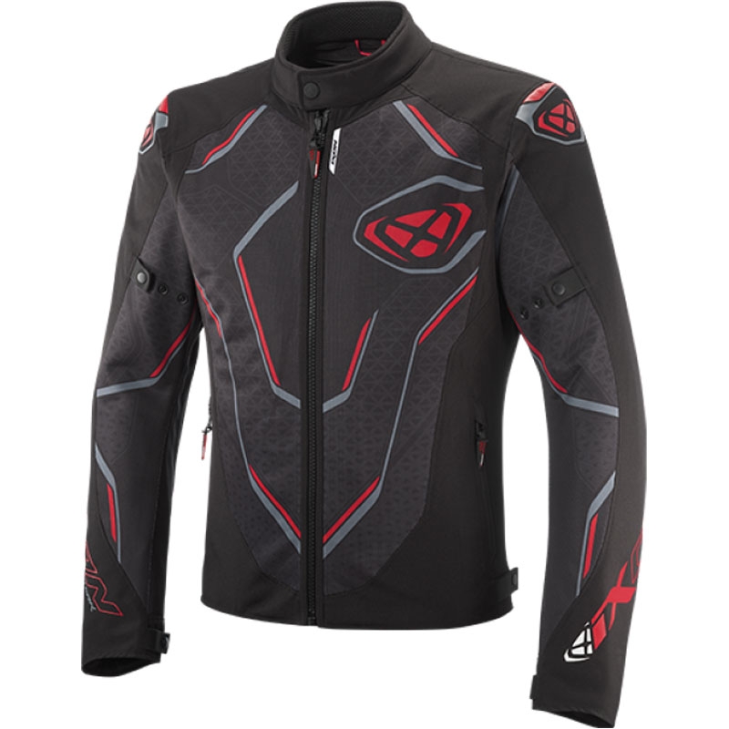Blouson moto IXON Demoniak noir-rouge