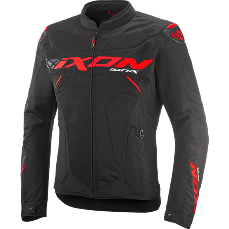Blouson moto IXON Ionix noir-rouge