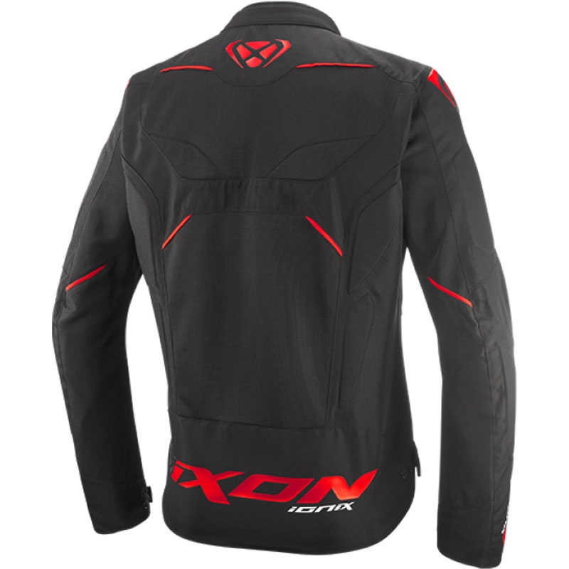 Blouson moto IXON Ionix noir-rouge