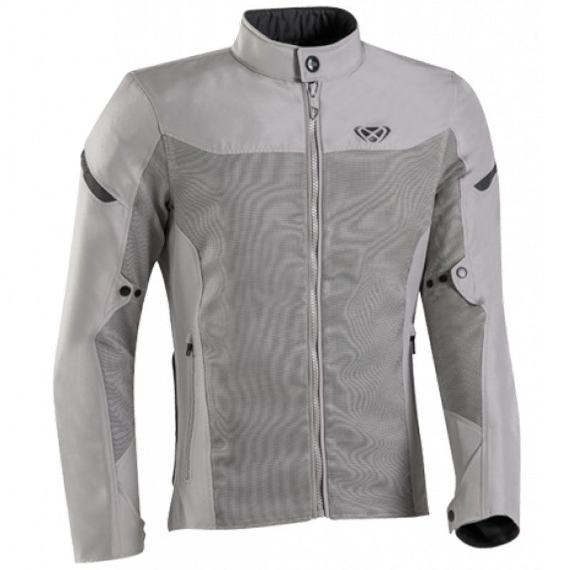 Blouson moto IXON Fresh gris-beige
