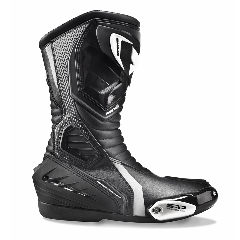Bottes de moto Shima RWX-6 pour femmes, noires