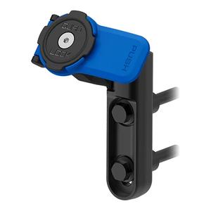 Base de montage d'embrayage de moto Quad Lock® montée dans le support de maître-cylindre de frein/embrayage