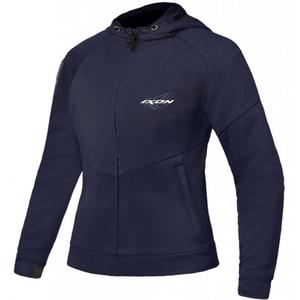 Blouson moto femme IXON Touchdown bleu-argent