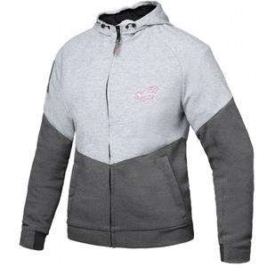Blouson moto femme IXON Touchdown gris-argent-rose