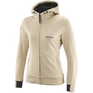 Blouson moto femme IXON Touchdown beige gris