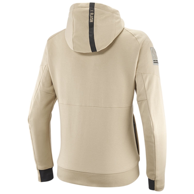 Blouson moto femme IXON Touchdown beige gris