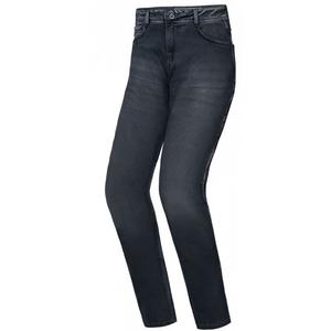 Jean moto femme IXON Dany délavé noir