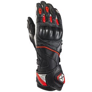 Gants moto IXON Tornado Air noir-blanc-rouge