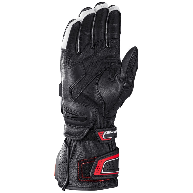 Gants moto IXON Tornado Air noir-blanc-rouge