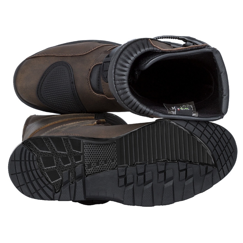 Bottes de moto Kore Adventure Long 3.0 marron
