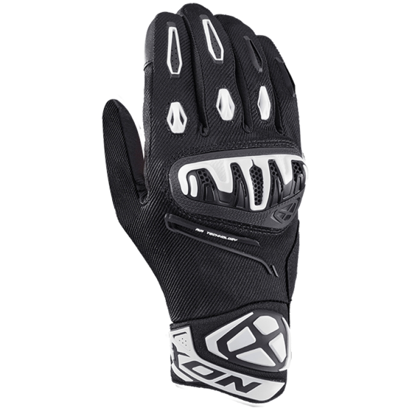 Gants moto IXON Mirage Air noir-blanc