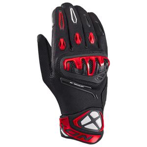 Gants moto IXON Mirage Air noir-blanc-rouge