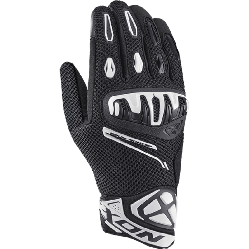 Gants moto IXON Mirage Airflow noir-blanc