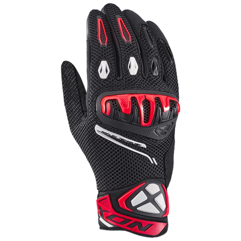 Gants moto IXON Mirage Airflow noir-rouge