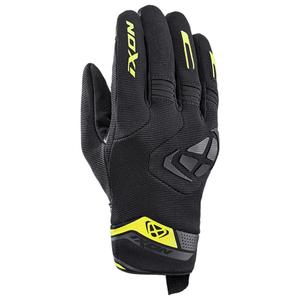 Gants moto IXON Mig 2 noir-jaune fluo