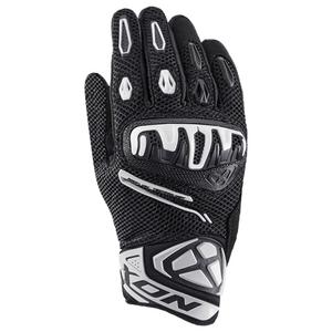 Gants moto femme IXON Mirage Airflow noir-blanc