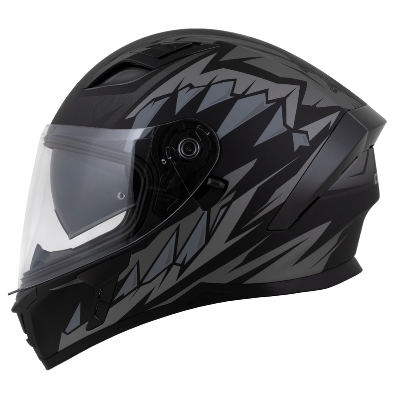 Casque intégral Cassida Orbit Strix noir-gris mat