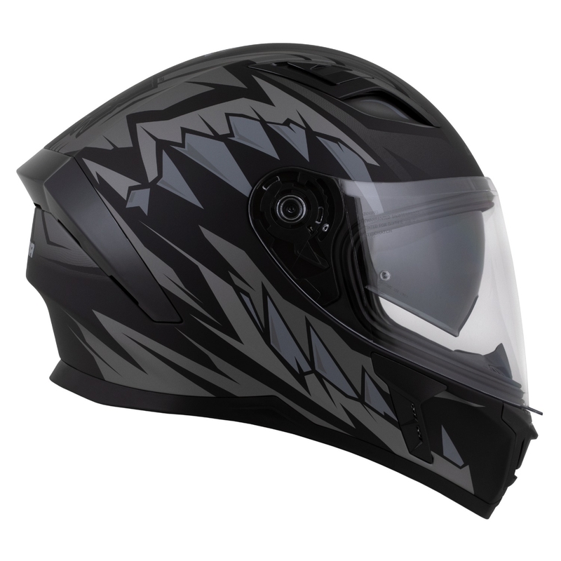 Casque intégral Cassida Orbit Strix noir-gris mat
