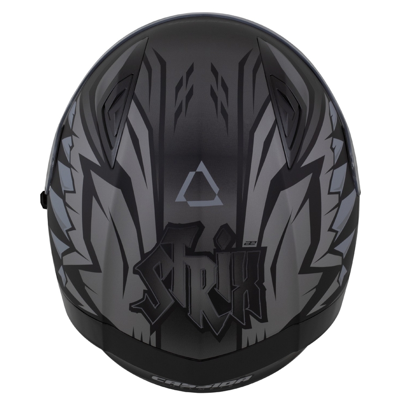 Casque intégral Cassida Orbit Strix noir-gris mat