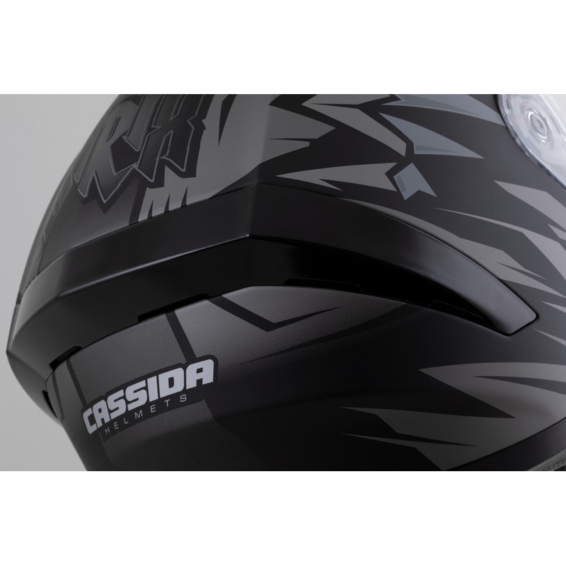 Casque intégral Cassida Orbit Strix noir-gris mat