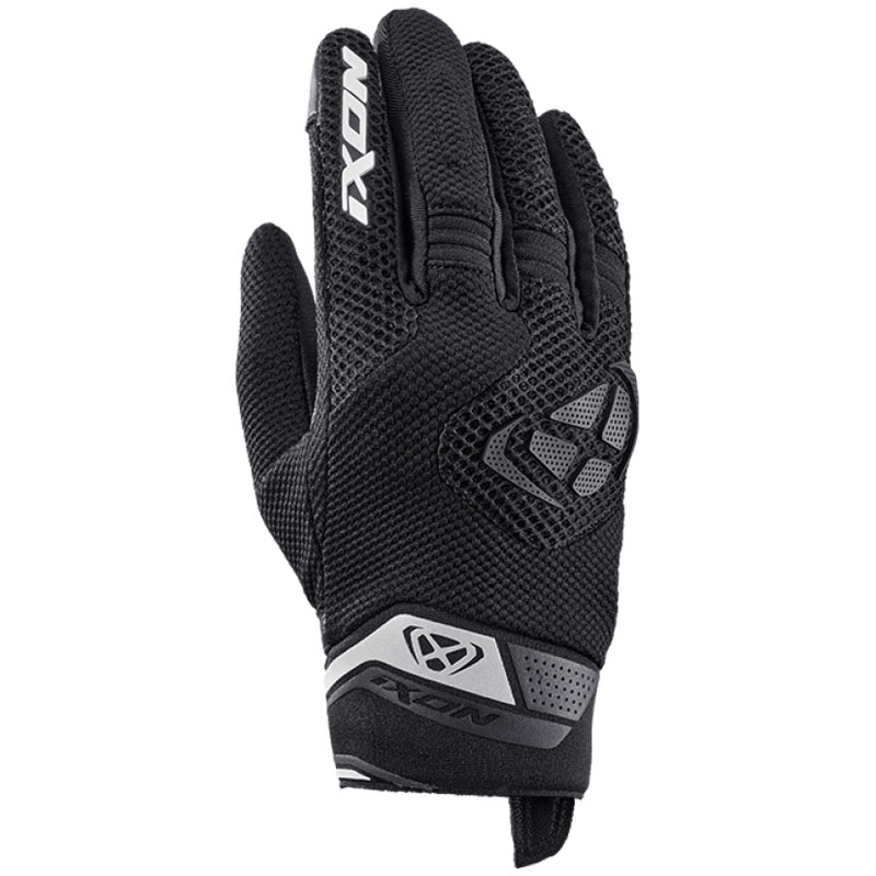 Gants moto femme IXON Mig 2 Airflow noir-blanc