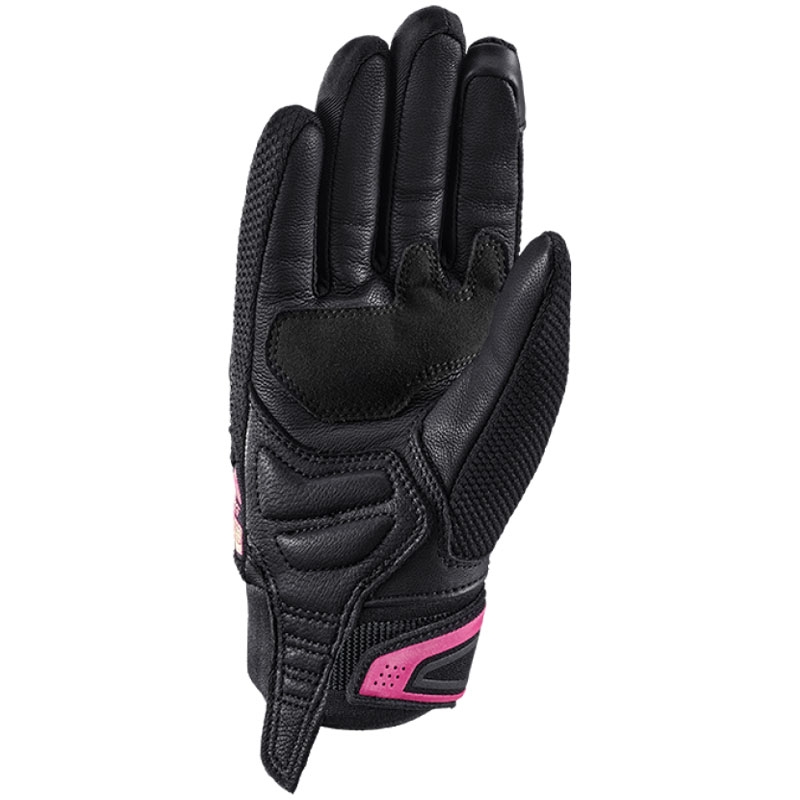 Gants moto femme IXON Mig 2 Airflow noir-rose