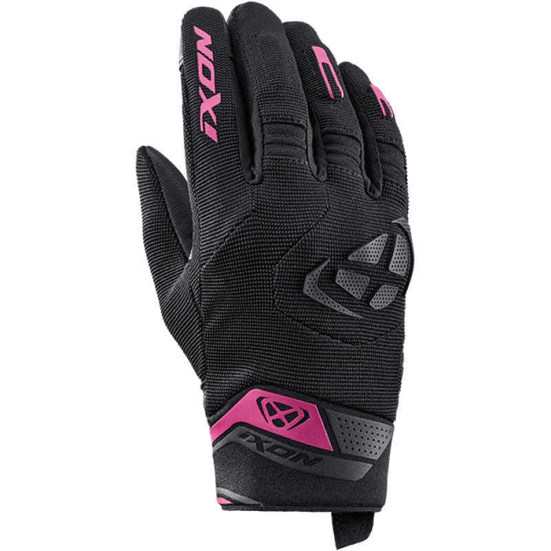 Gants moto femme IXON Mig 2 noir-rose