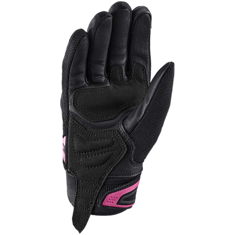 Gants moto femme IXON Mig 2 noir-rose