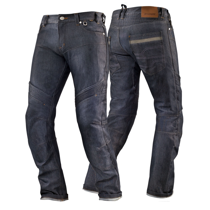 Jeans moto Shima Gravity bleu foncé