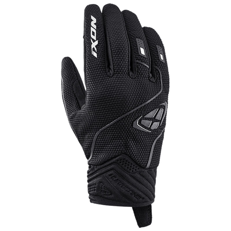 Gants moto femme IXON Hurricane 2 noir-blanc