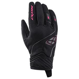 Gants moto femme IXON Hurricane 2 noir-rose