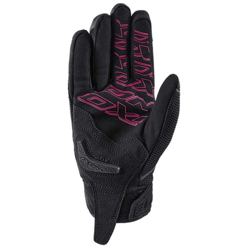 Gants moto femme IXON Hurricane 2 noir-rose