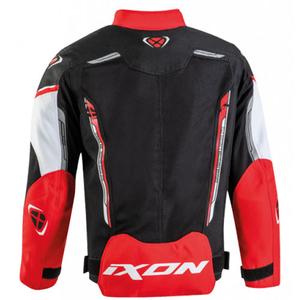 Veste de moto enfant IXON Striker Air noir-rouge-blanc