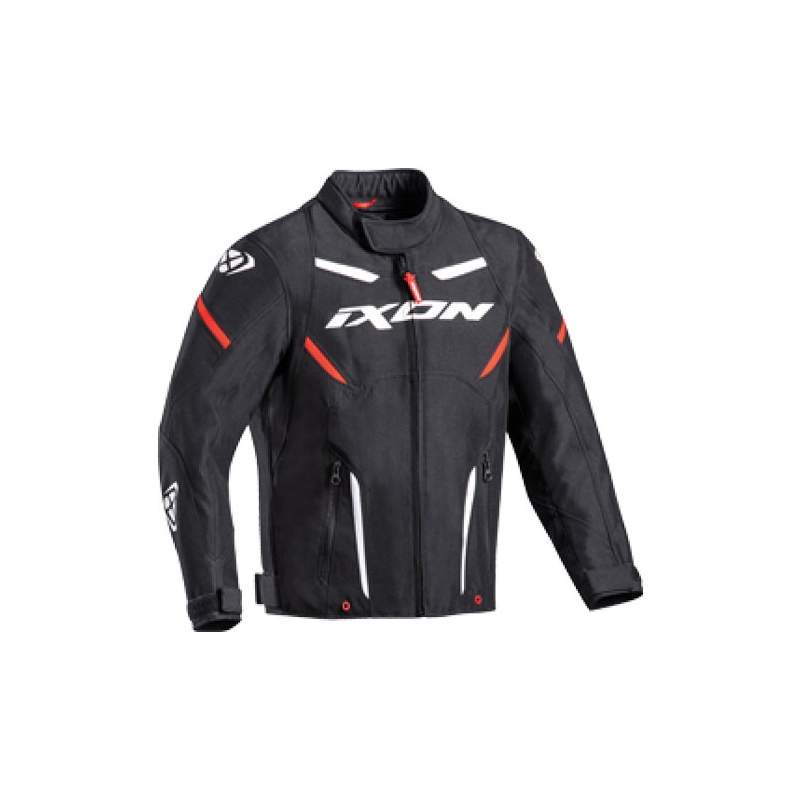 Veste moto enfant IXON Striker noir-blanc