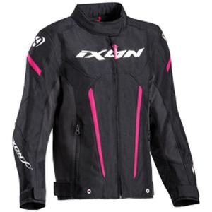 Veste moto enfant IXON Striker noir-rose