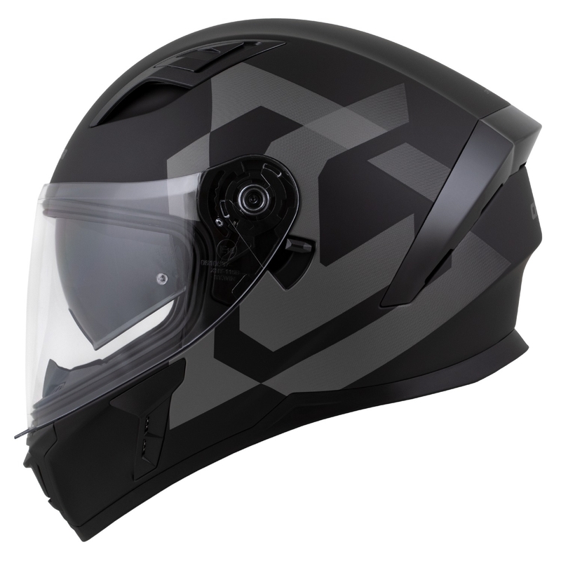 Casque intégral Cassida Orbit Grind noir-gris mat