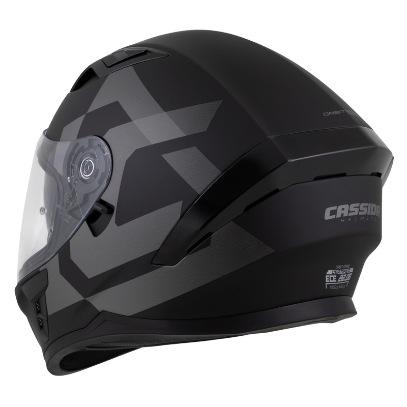 Casque intégral Cassida Orbit Grind noir-gris mat