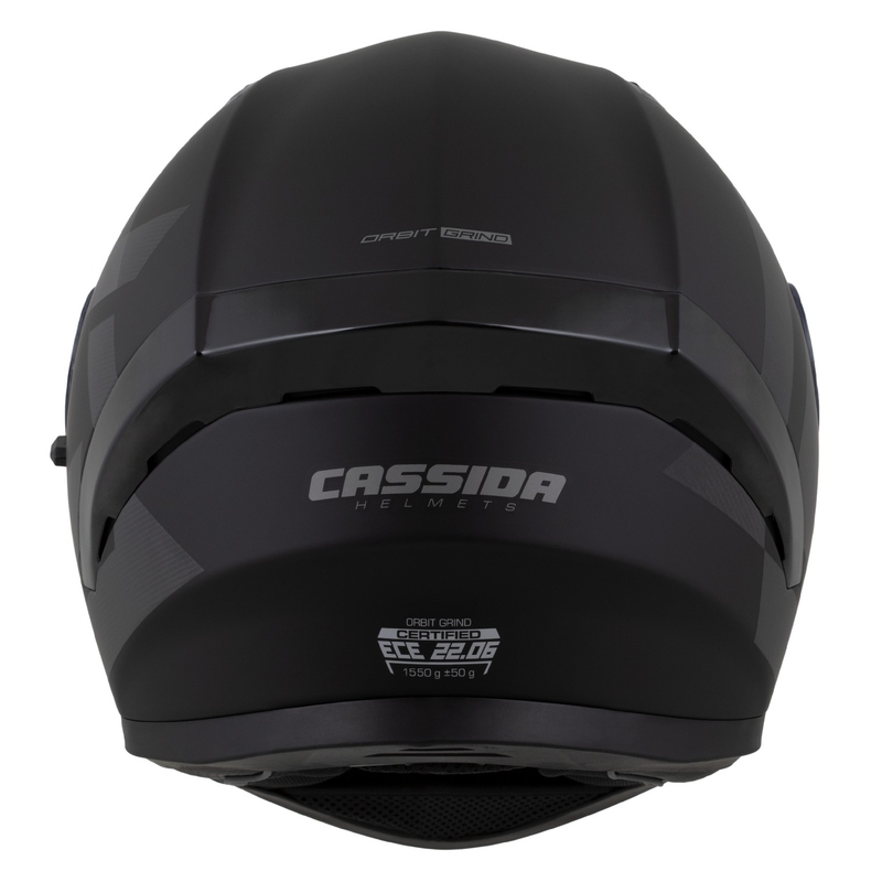 Casque intégral Cassida Orbit Grind noir-gris mat