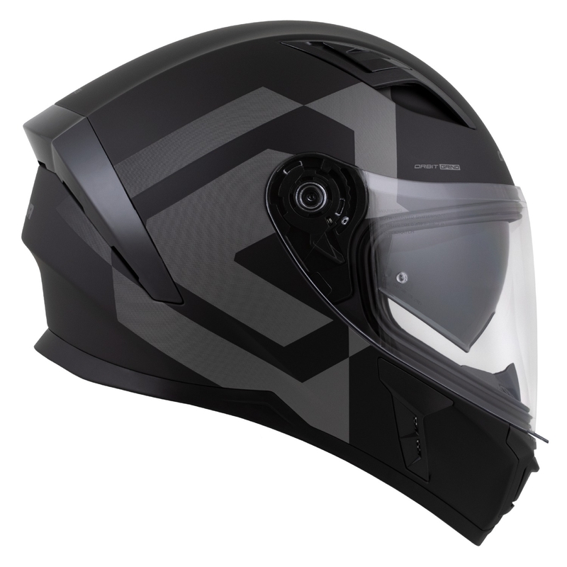 Casque intégral Cassida Orbit Grind noir-gris mat