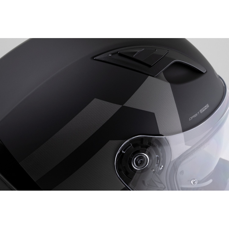 Casque intégral Cassida Orbit Grind noir-gris mat