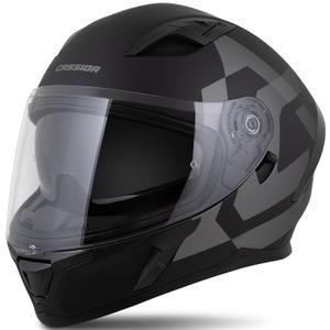 Casque intégral Cassida Orbit Grind noir-gris mat